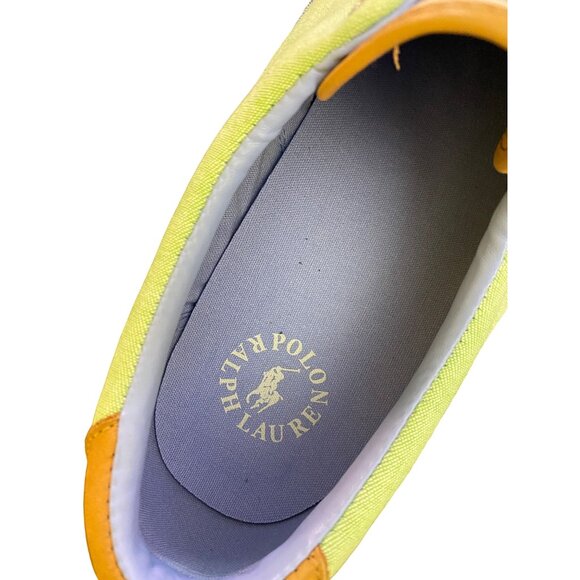 Ralph Lauren Polo Thorton III Mens Oxford Sneakers Size 13D Blue/Green Preppy - Picture 3 of 8